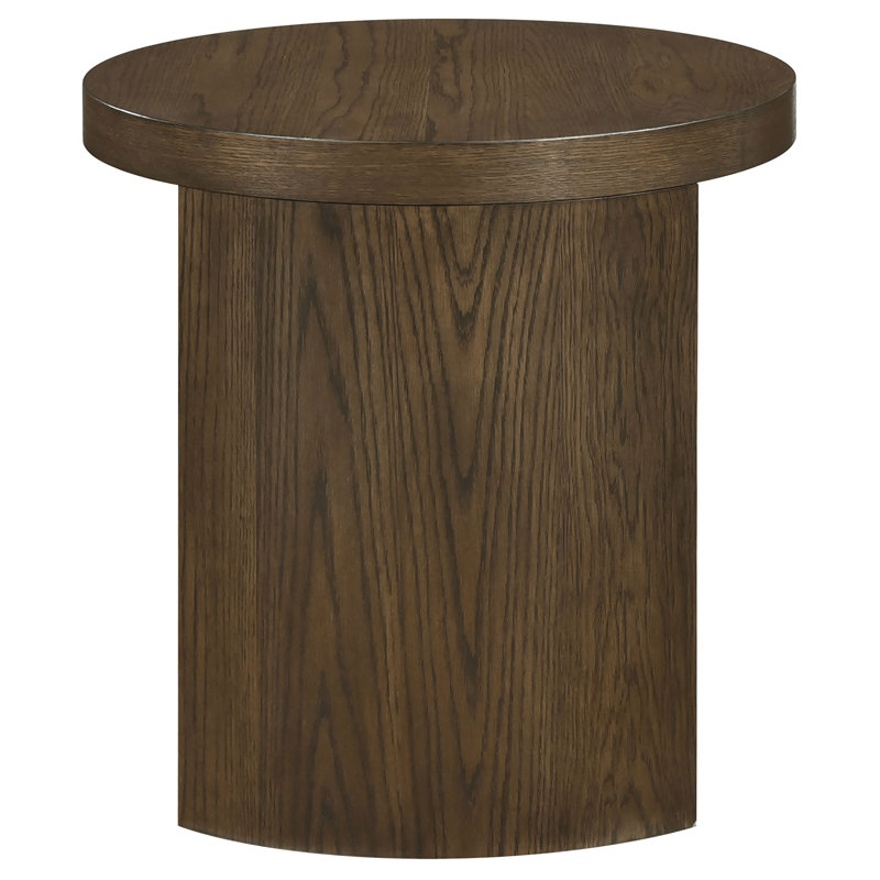 Table de bout d'appoint en bois Willah, Noyer