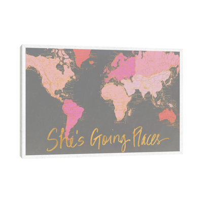 She's Going Places by Elizabeth Medley - Print on Canvas
