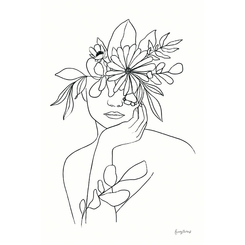 «Rooted III BW» par Becky Thorns - reproduction, H 18 po x l 12 po, Toile tendue