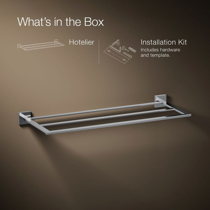 Square Hotelier, Polished Chrome