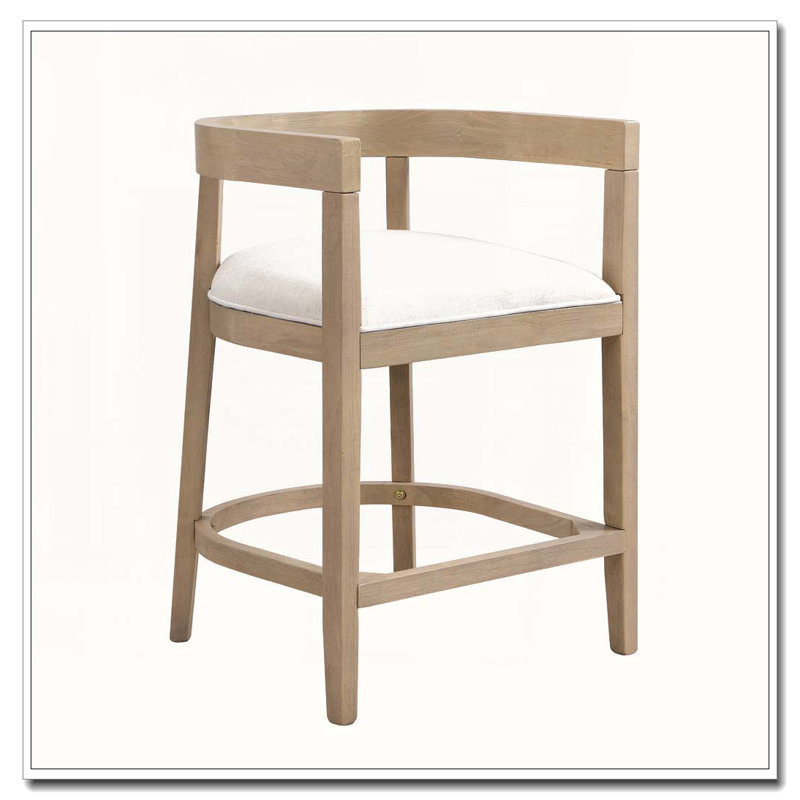 Rubberwood Counter Stool, Counter Stool (22.75" Seat Height), Natural