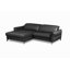 Manchester Leather Corner Sofabed with Adjustable Headrests and Storage-1518737300-1518737303
