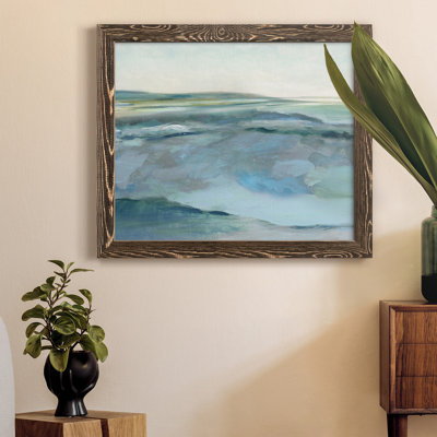 Marée basse - Peinture sur toile encadrée