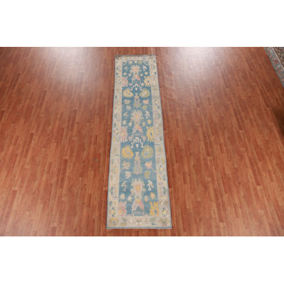 One-of-a-Kind Runner Runner 3' X 12' Cotton Area Rug