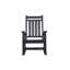 Chaise berçante surdimensionnée avec texture en bois-765896525
