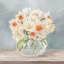 Fleurs et vases aigue-marine II - impression sur toile tendue-762672555-731690725-731690724