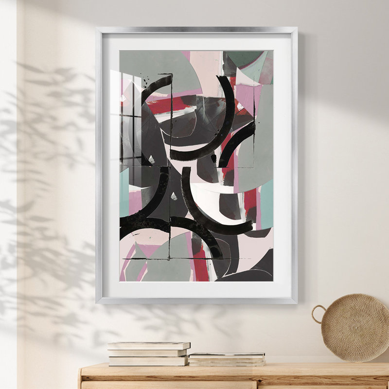 Cartissi Space II - Impression encadrée, H 28,5 po x l 20,5 po, Argent argent