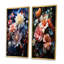 «Pink Blue Meadow Wildflower», 2 pièces sur toile-1129711366-1129711363