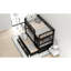 Lit simple superposé avec lit gigogne et 3 rangements - Tête de lit pratique et sécuritaire-1235781269