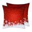 Ensemble de 2 housses de coussin décoratives de Noël en velours