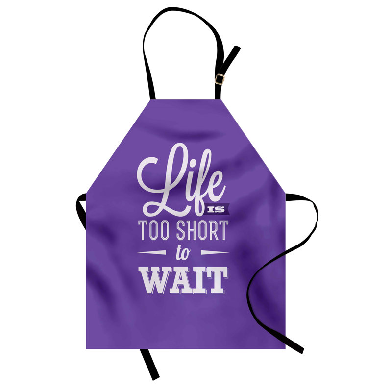 No Pattern Bib Apron