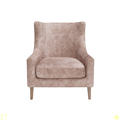 Fauteuil d'appoint à dossier haut