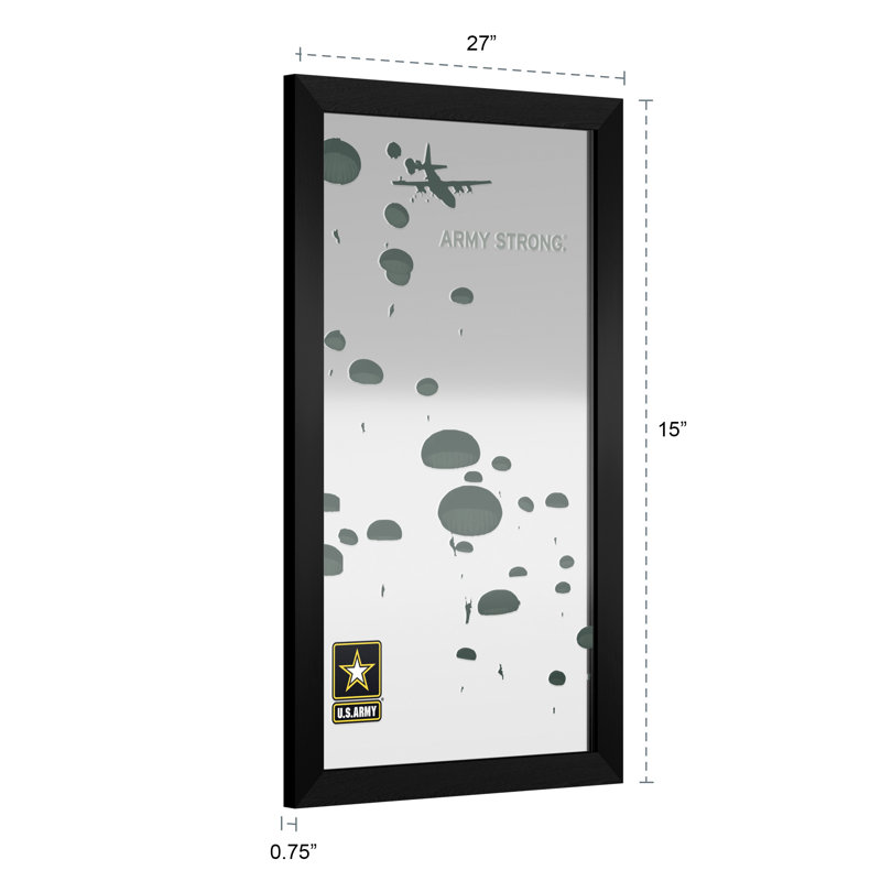 Wood Rectangle Wall Mirror