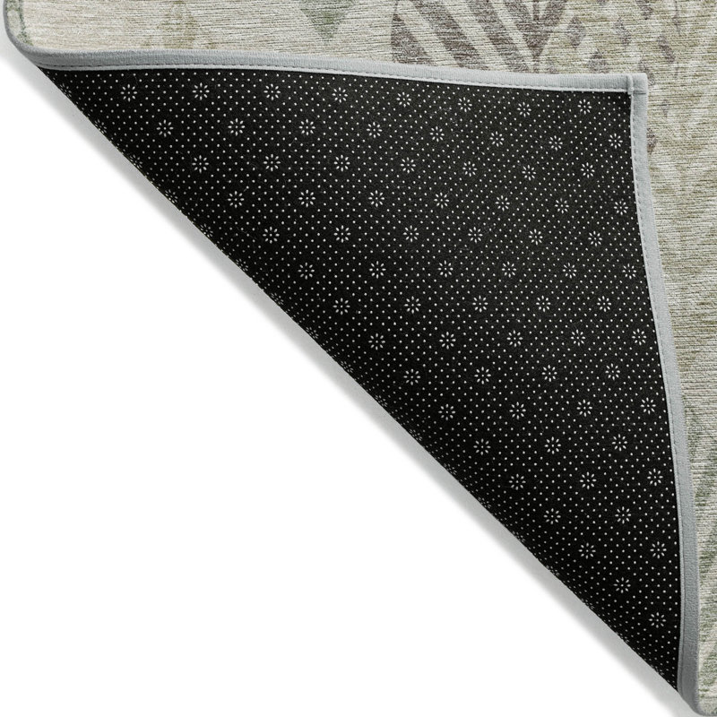 Tapis rond 8 po taupe