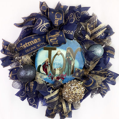 Couronne en maille 18 po