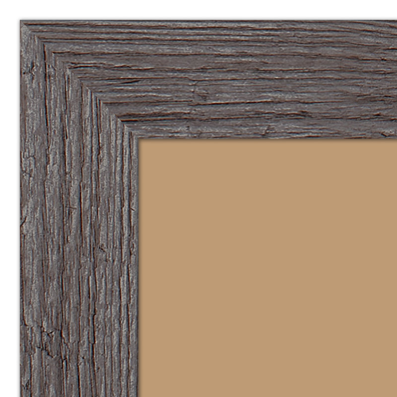 Autour de l'art encadré, H 20 po x l 16 po x P 0,75 po, Cadre gris