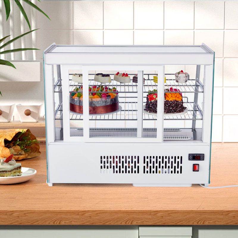 Réfrigérateur commercial de 5,3 pieds cubes - Refroidisseur à pâtisserie et à comptoir de comptoir - Éclairage à DEL