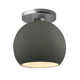 Single Light Ceramic LED Semi Flush Mount