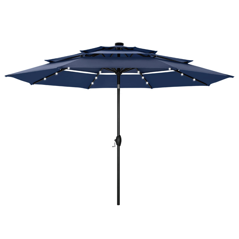 3m Market Parasol, Navy