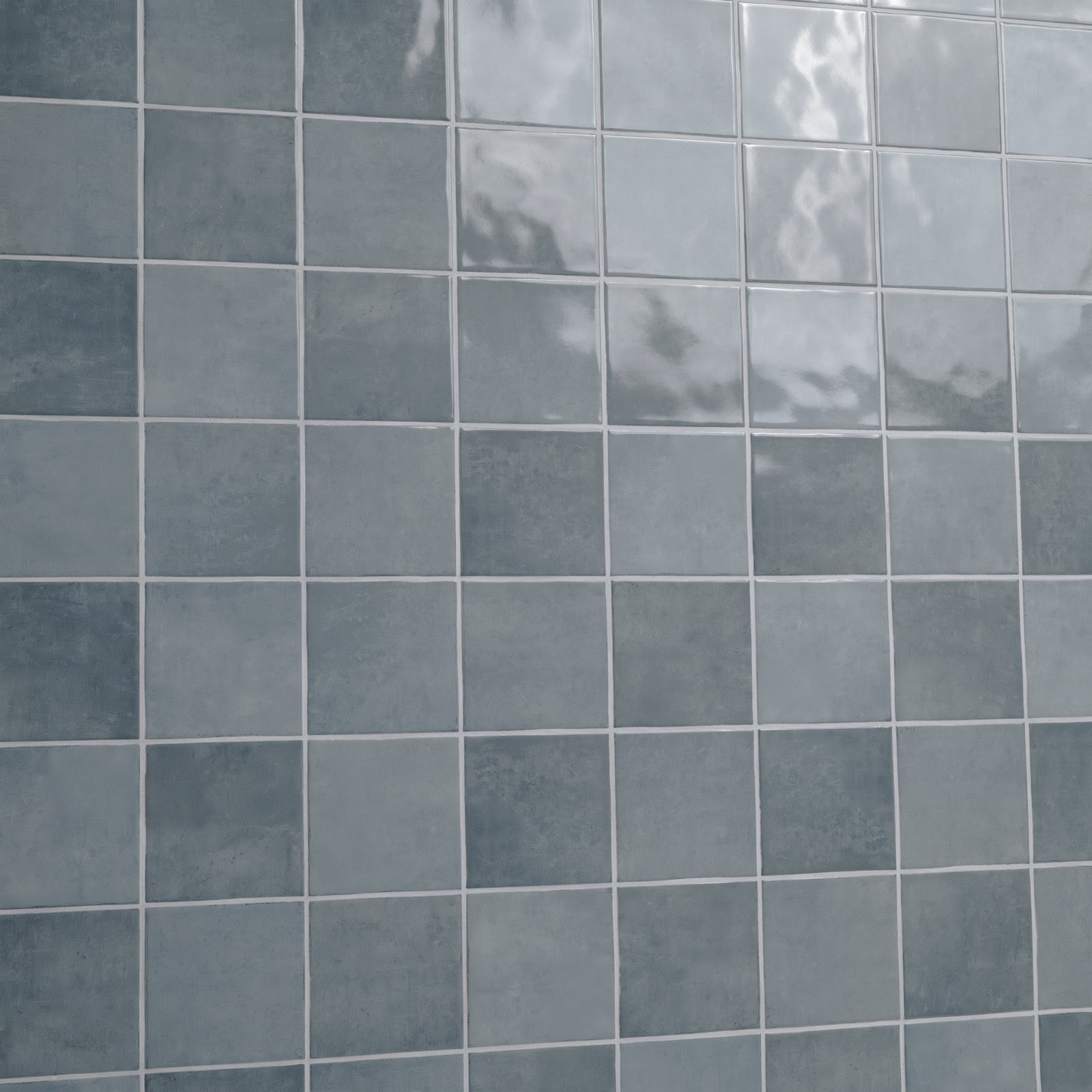 Renzo Ceramic Wall Tile, Denim