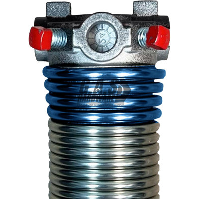 283x2x37 Galvanized Torsion Spring - Black