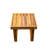 Wood Outdoor Seating Solution Collection - Chair, & Compact Side Table - Cushion Fabrics For Sun Relaxation Waterproof Cushions Balcony Use-444694039
