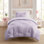 L'ensemble de literie pour enfants Floral Pintuck comprend un ensemble de draps imprimés par Sweet Home Collection®
