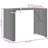 Vidaxl Garden Bar Table Grey-116118490-116118495