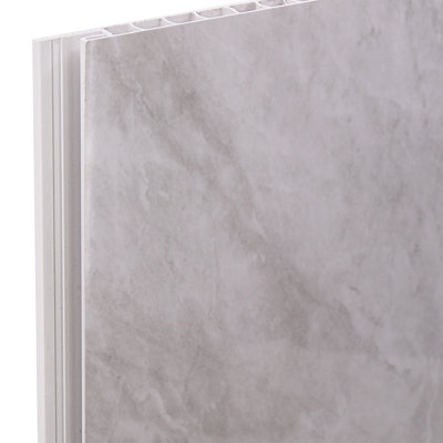 Craigatempin 1000mm W x 2400mm H Frameless Decorative Wall Panel with Glass