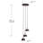 Renmarco Contemporary 3-Light Cluster Pendant-114988783