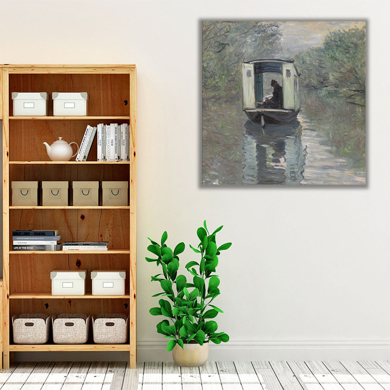 The Studio Boat, 1876 - Canvas Print Wall Art, 24" H x 24" W