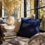 Housse de coussin simple à rayures-131262957
