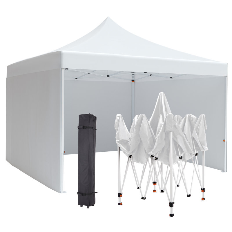 Tente de pavillon 10 po x 10 pi - Grande capacité, Blanc