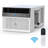Zstar 8000 BTU Wi-Fi Connected Window Air Conditioner with Remote Included