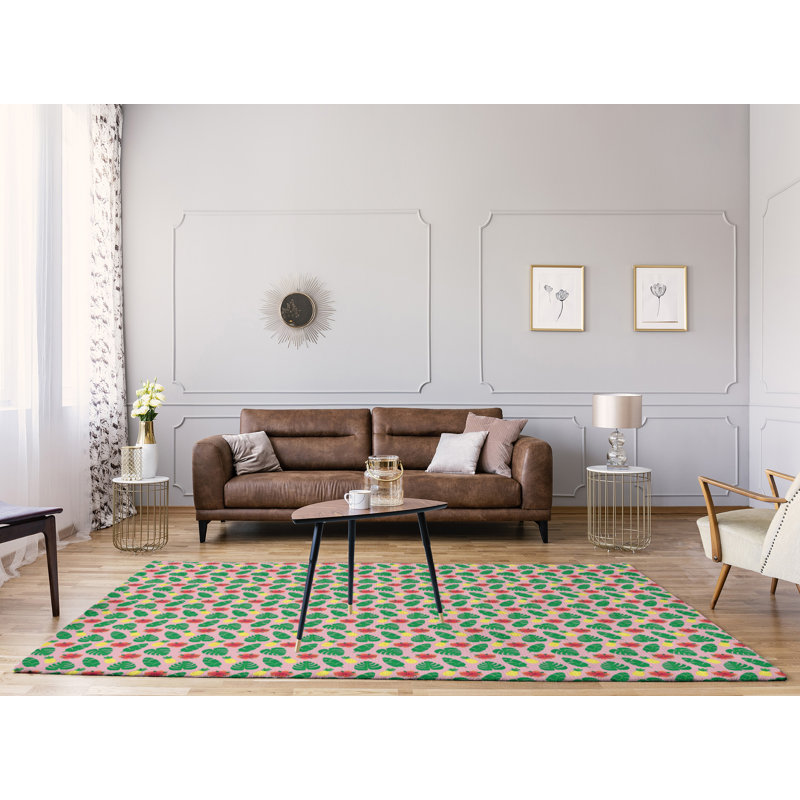 Tapis de la zone rose tropicale, Rectangle 9 pi x 12 pi