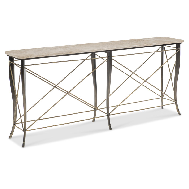 Belvedere 72 in. Stone Console Table