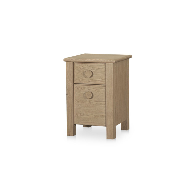Loren Small Nightstand Dark Brown, Brown