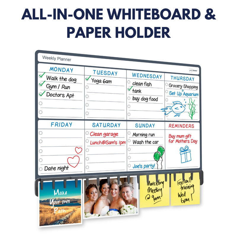 Magnetic Plastic Dry Erase Board