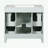 Bathroom Vanity with Ceramic Sink, 4 Drawers and Adjustable Shelf