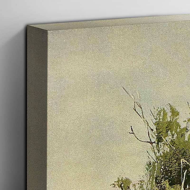 Wilhelm Kuhnert - Wrapped Canvas Painting, 35cm H x 50cm W