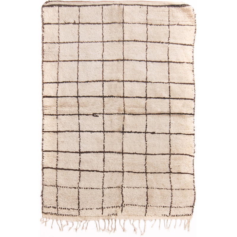 One-of-a-Kind 4'1" X 6'2" Hand Knotted Area Rug