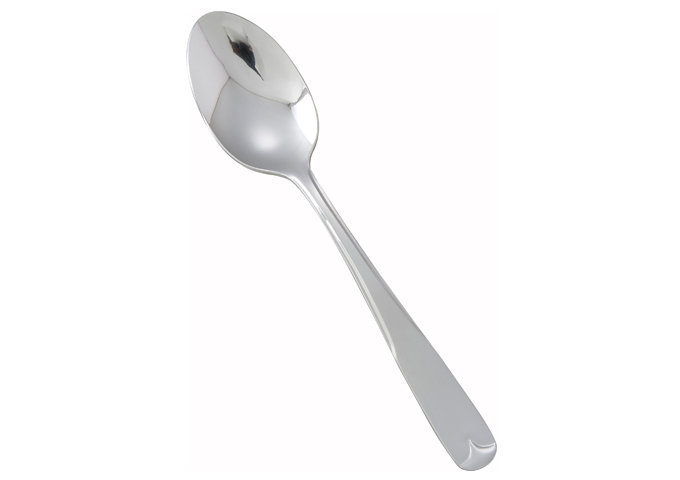 Lisa Stainless-Steel Teaspoon, Heavyweight, 6.5" (12 Pack)