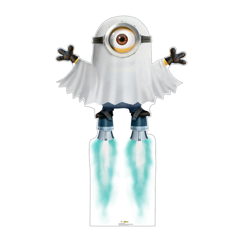 Stuart Flying Ghost Minions Lifesize Cardboard Cutout