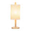Lampe de table moderne et classique Villa salon étude de chambre à coucher décorative design original européen en bois de table, lampe de table Arcana - chêne - naturel 110-120V papier rotin