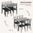 Dining Table Set for 4, Ktichen Table with 4 Chairs