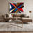 Hard Edge 79 Blue Canvas Wall Art-1152204662