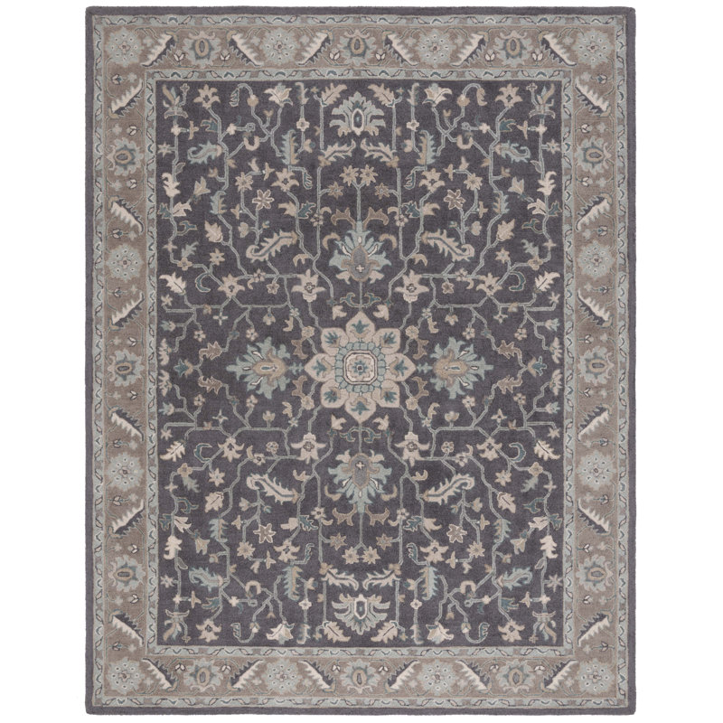 Luitpold Hand Tufted Wool Oriental Rug, Rectangle 8' x 10'