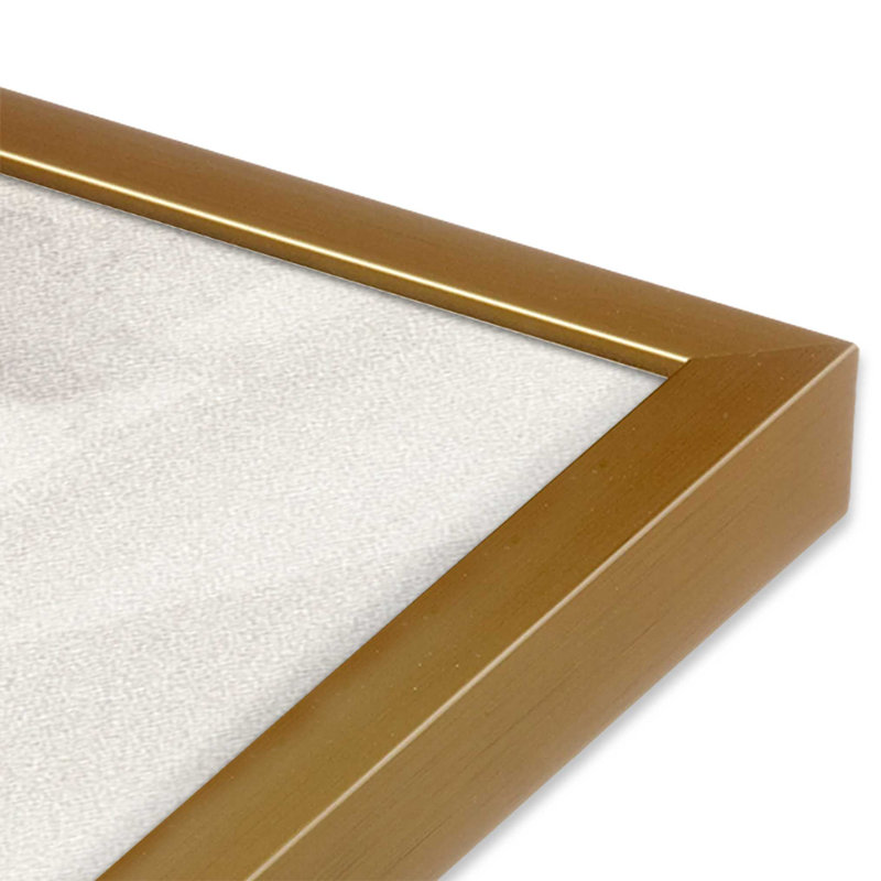 Mocha Musings, ensemble de 2 impressions dans un cadre, Or poli, H 21,25 po x l 34,5 po
