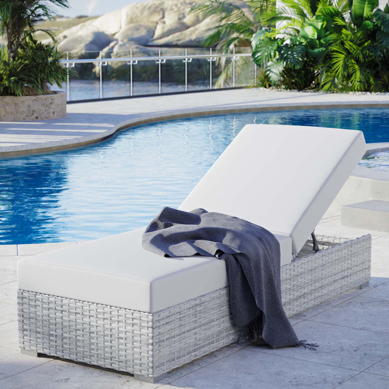 Chaise d'extérieur Modway Convene, Gris anthracite