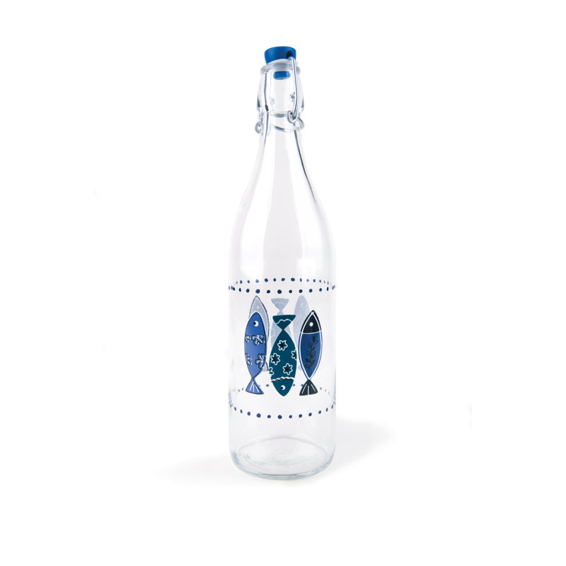 Excelsa Ocean 1000ml Glass Water Bottle